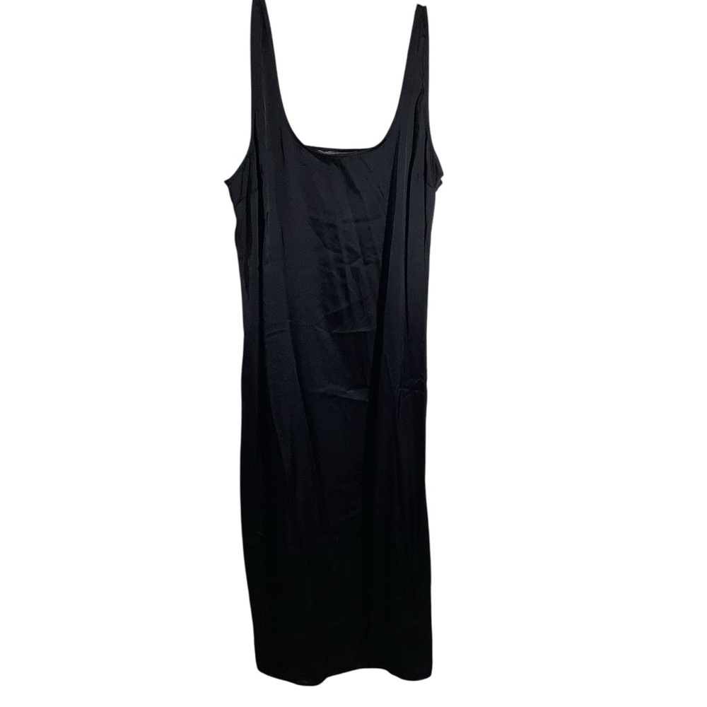 Abercrombie & Fitch Satin Classic Black Slip Dress